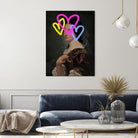 Concealed Portrait II by Victoria Barnes on GIANT ART - beige figurative abstract