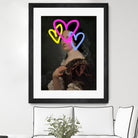 Concealed Portrait II by Victoria Barnes on GIANT ART - beige figurative abstract