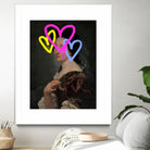 Concealed Portrait II by Victoria Barnes on GIANT ART - beige figurative abstract