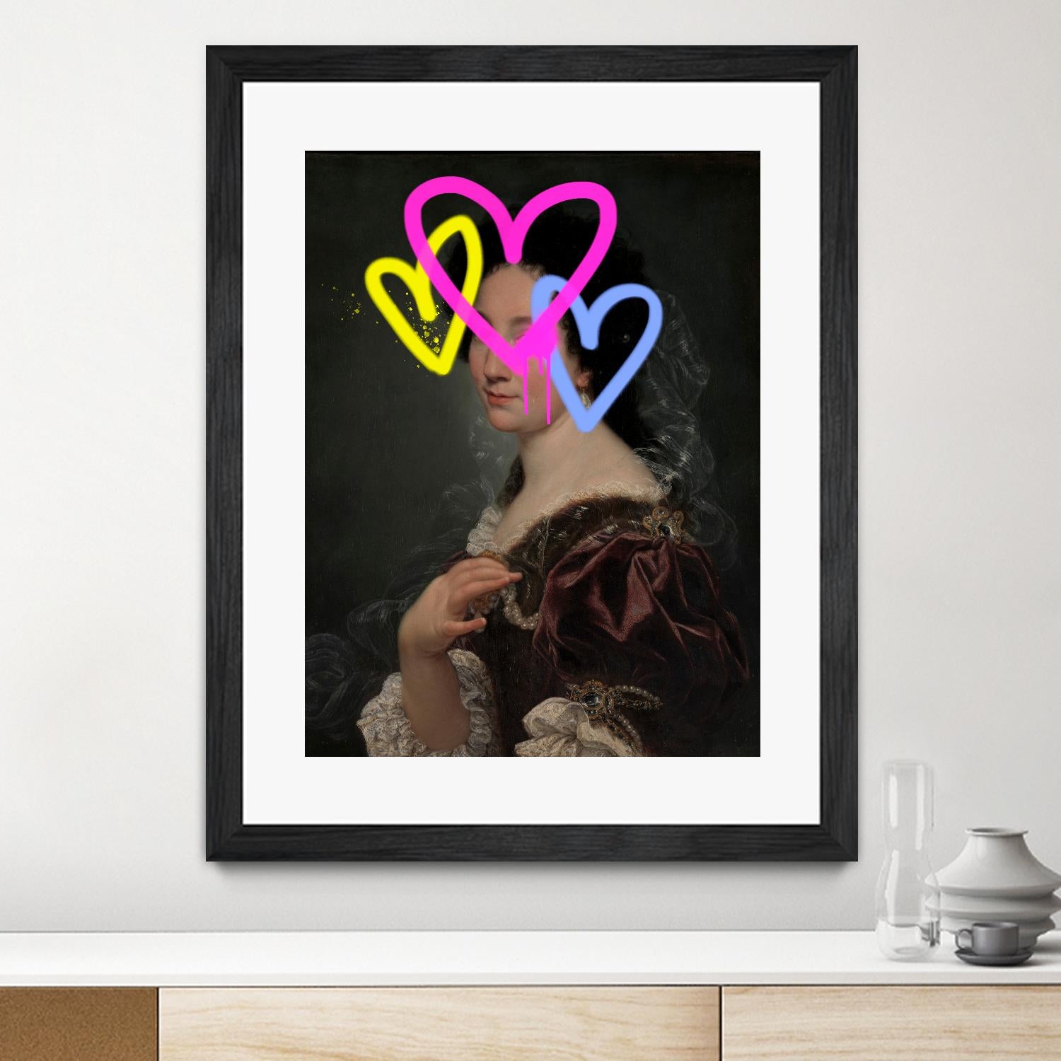 Concealed Portrait II by Victoria Barnes on GIANT ART - beige figurative abstract