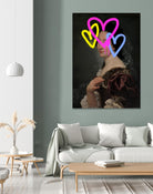 Concealed Portrait II by Victoria Barnes on GIANT ART - beige figurative abstract