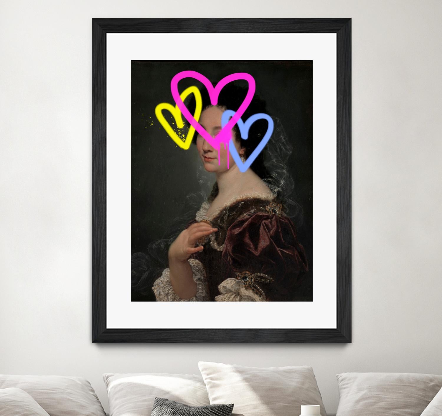 Concealed Portrait II by Victoria Barnes on GIANT ART - beige figurative abstract