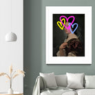 Concealed Portrait II by Victoria Barnes on GIANT ART - beige figurative abstract