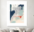Ash Blue & Crimson I by Victoria Barnes on GIANT ART - orange abstract abstract