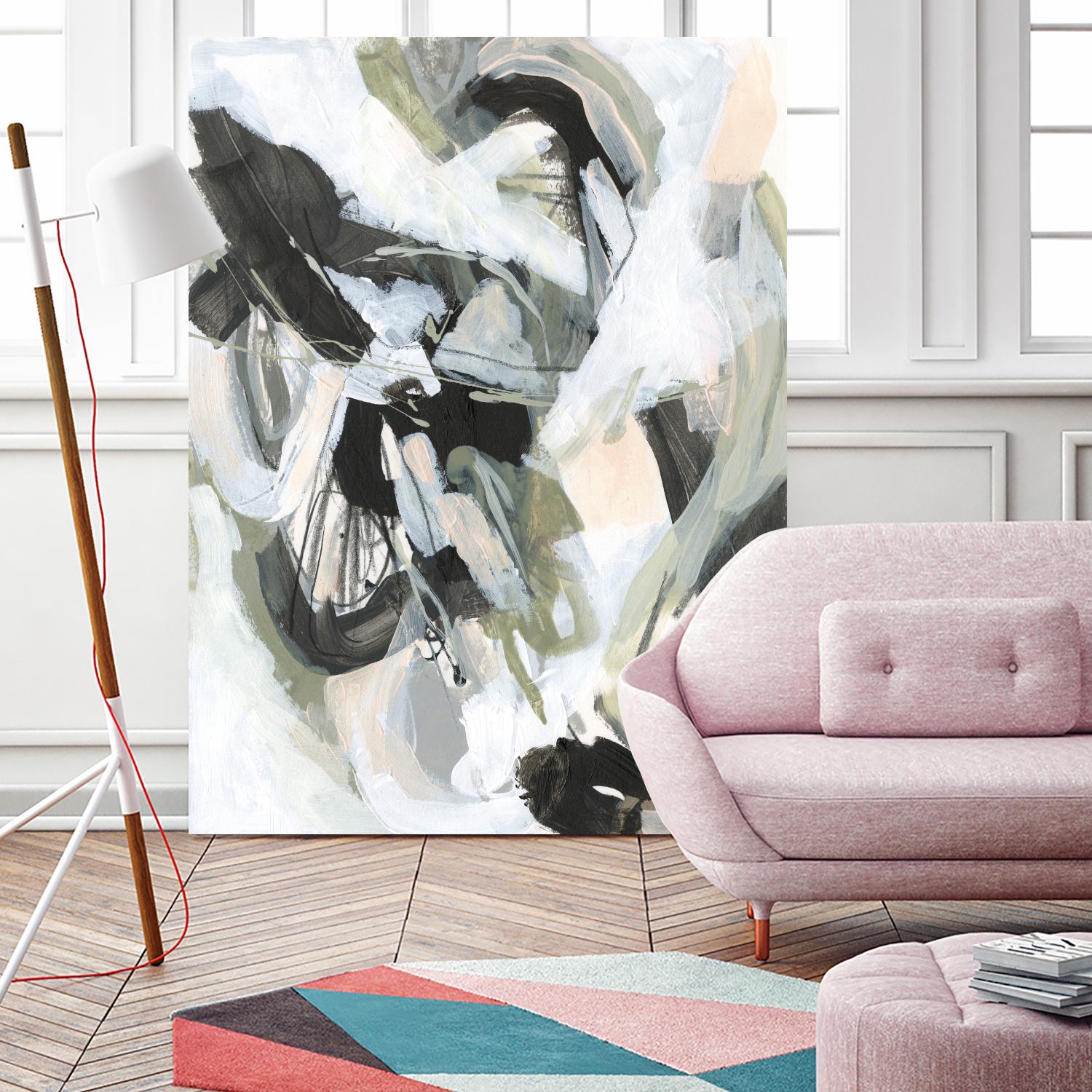 Electron Net II by June Vess on GIANT ART - pink abstract abstract