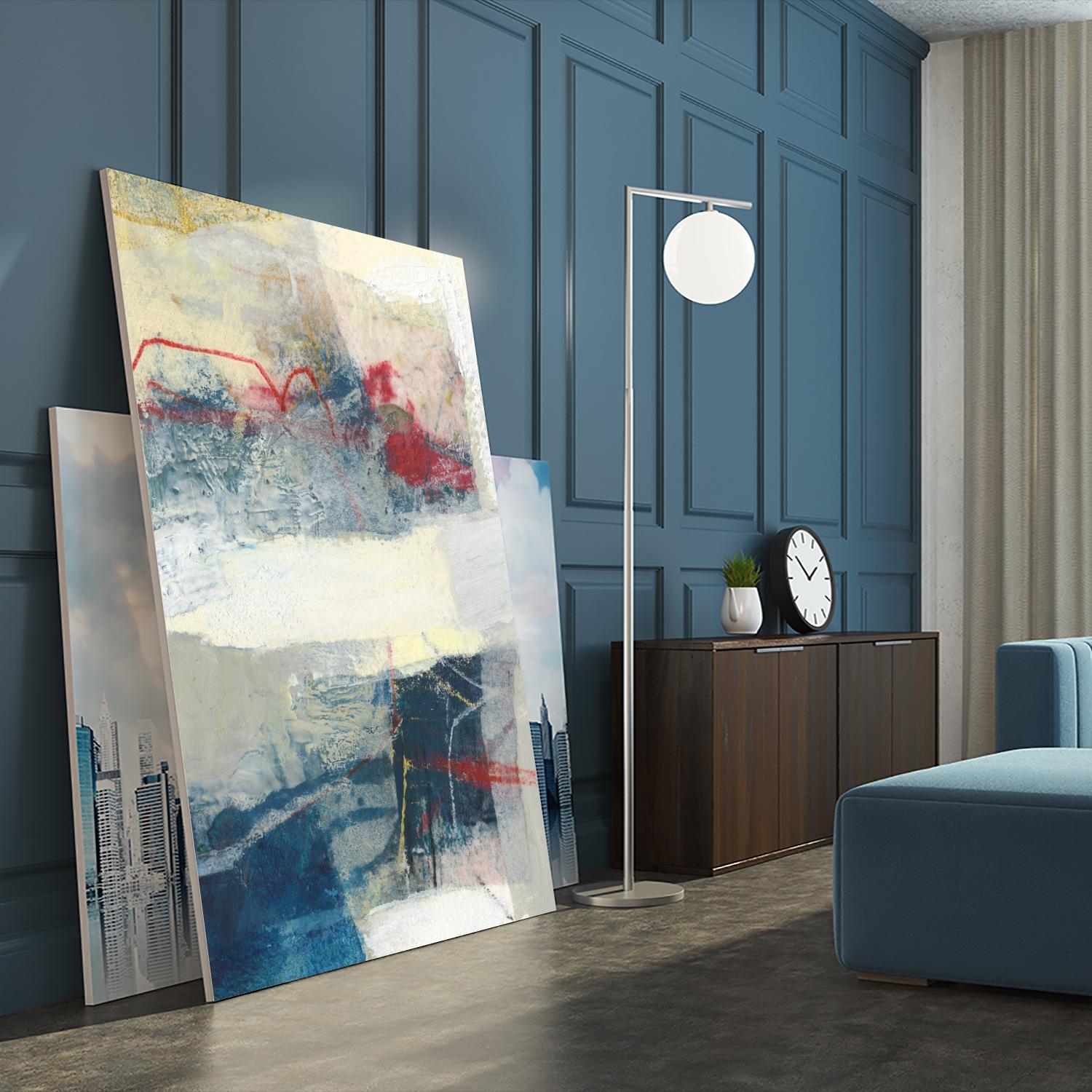 Frazil II by Sue Jachimiec on GIANT ART - red abstract abstract