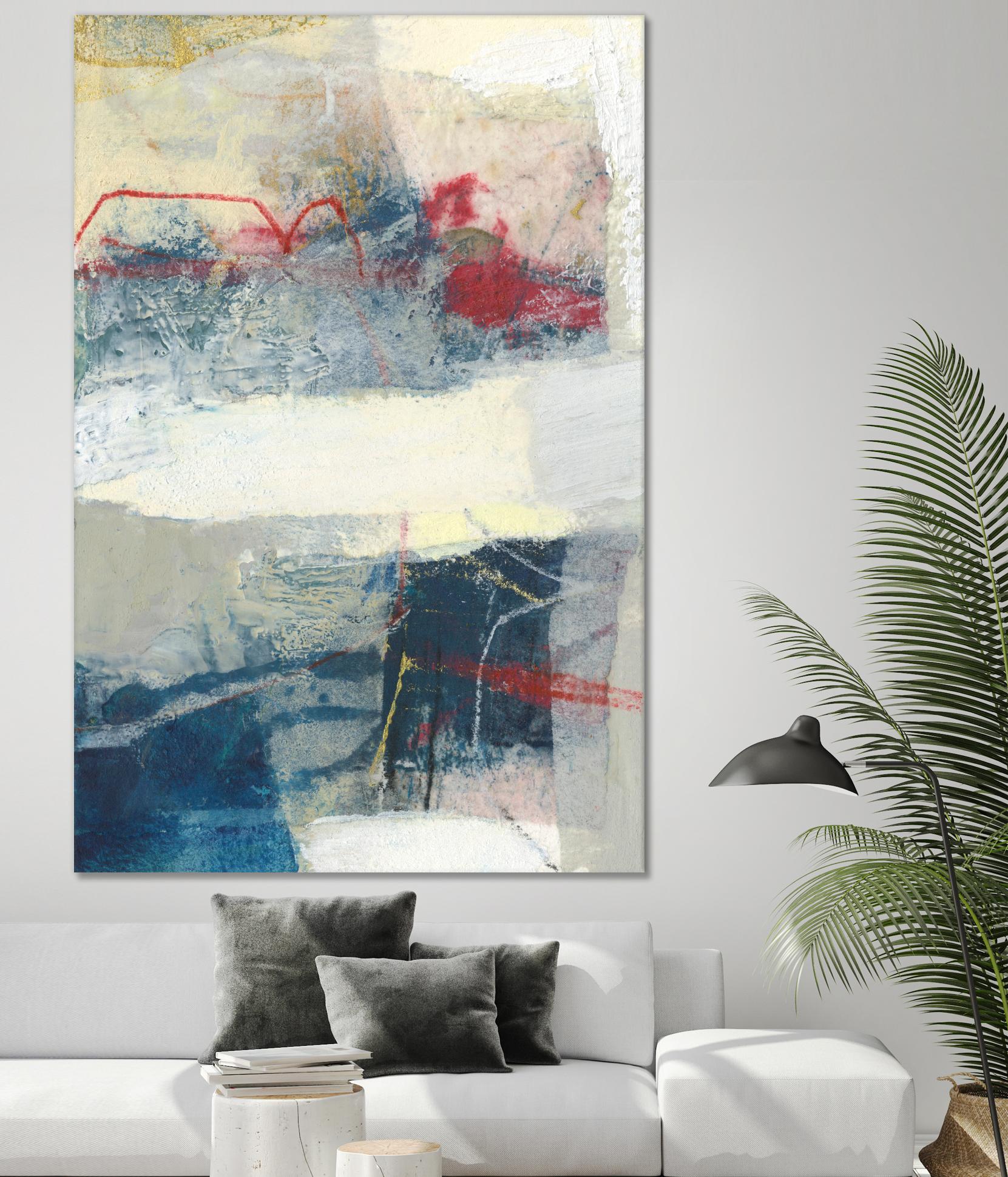 Frazil II by Sue Jachimiec on GIANT ART - red abstract abstract