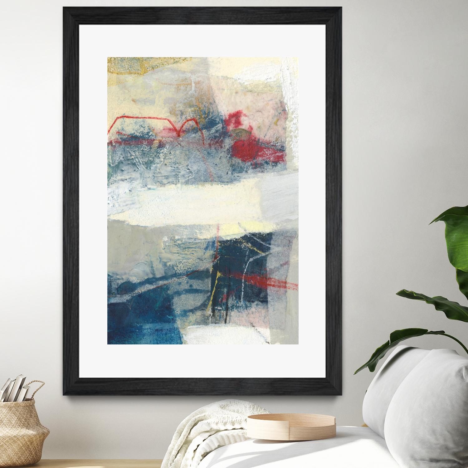 Frazil II by Sue Jachimiec on GIANT ART - red abstract abstract