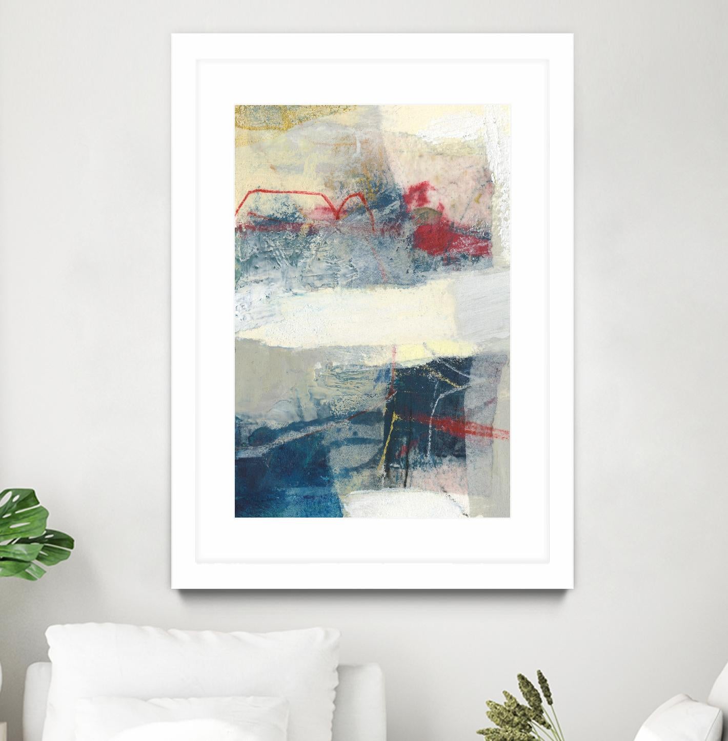 Frazil II by Sue Jachimiec on GIANT ART - red abstract abstract