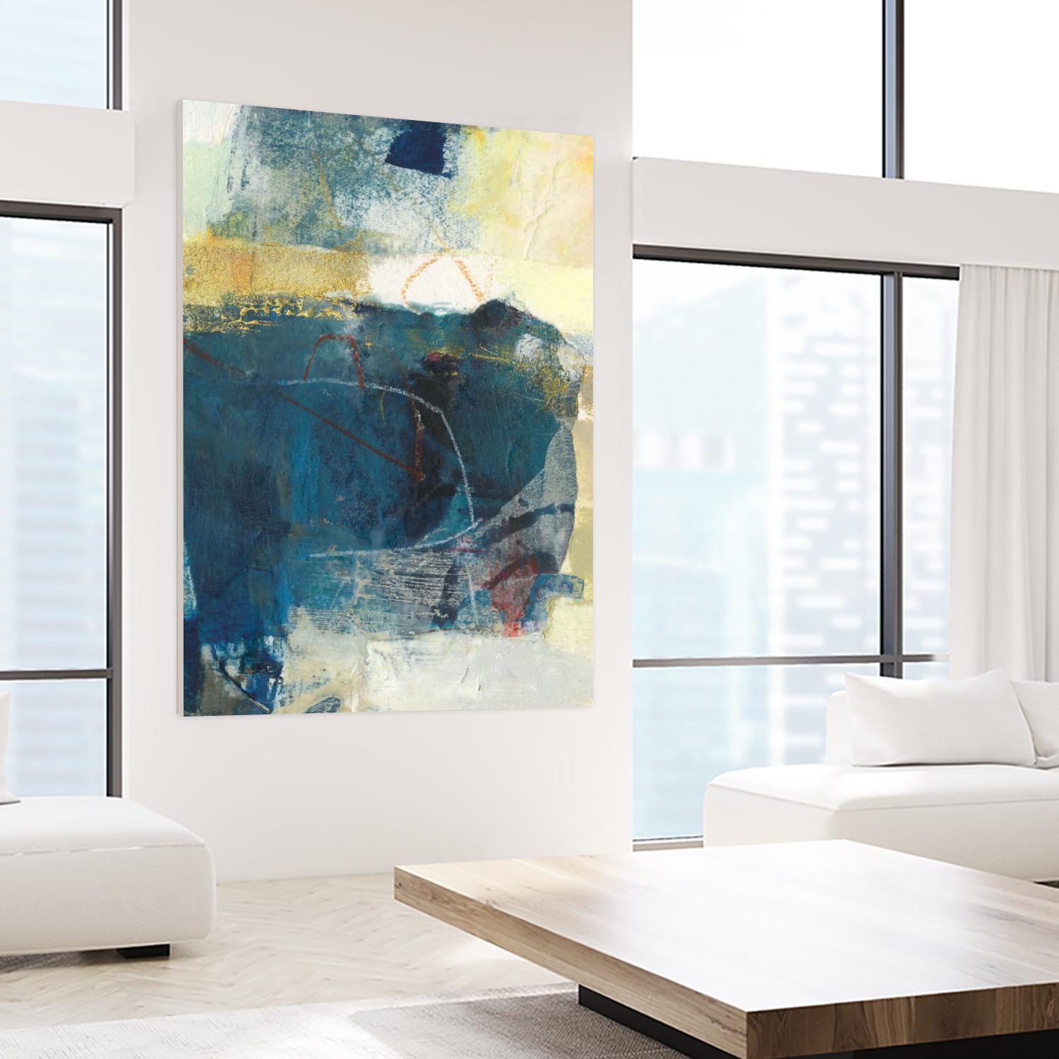 Frazil III by Sue Jachimiec on GIANT ART - gold abstract abstract