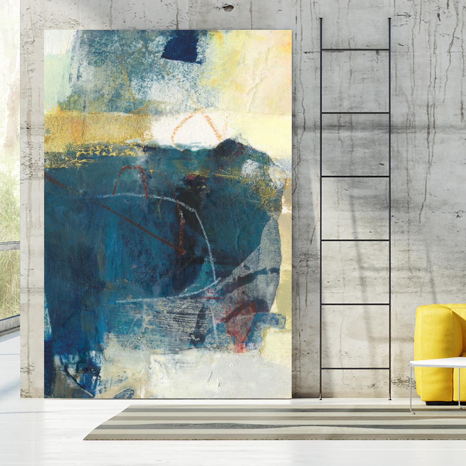 Frazil III by Sue Jachimiec on GIANT ART - gold abstract abstract