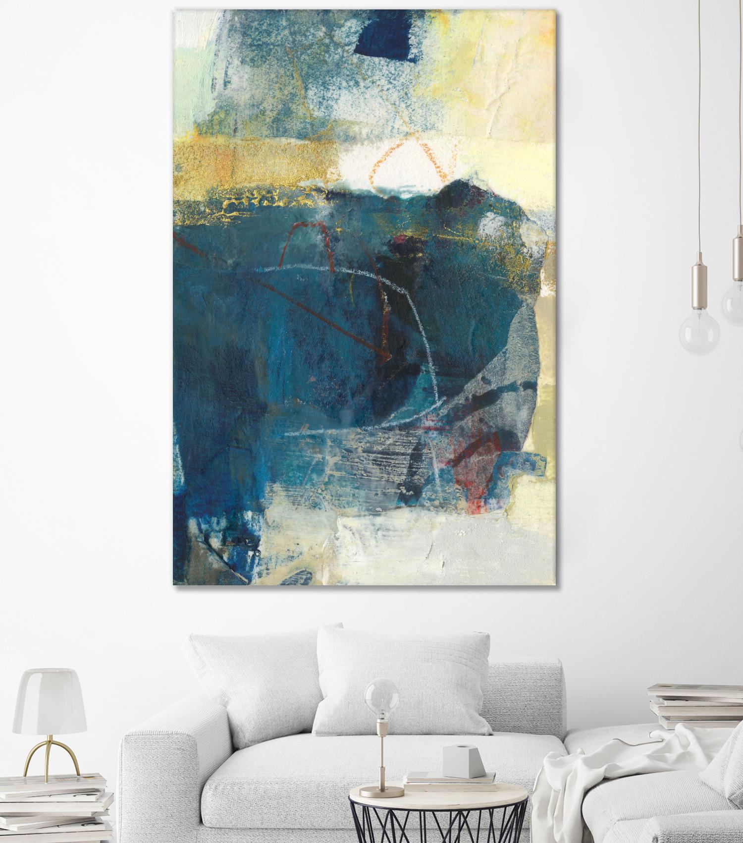 Frazil III by Sue Jachimiec on GIANT ART - gold abstract abstract