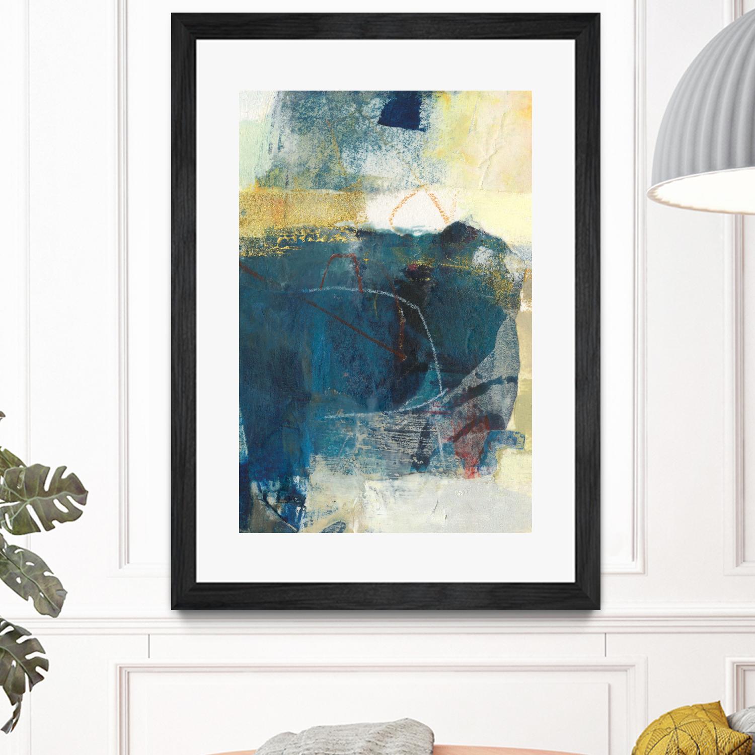 Frazil III by Sue Jachimiec on GIANT ART - gold abstract abstract