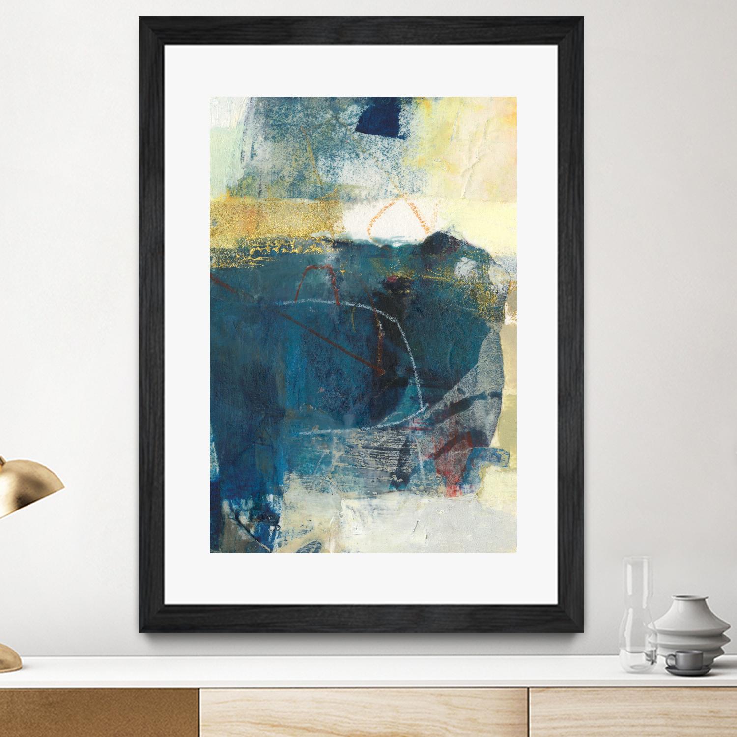 Frazil III by Sue Jachimiec on GIANT ART - gold abstract abstract