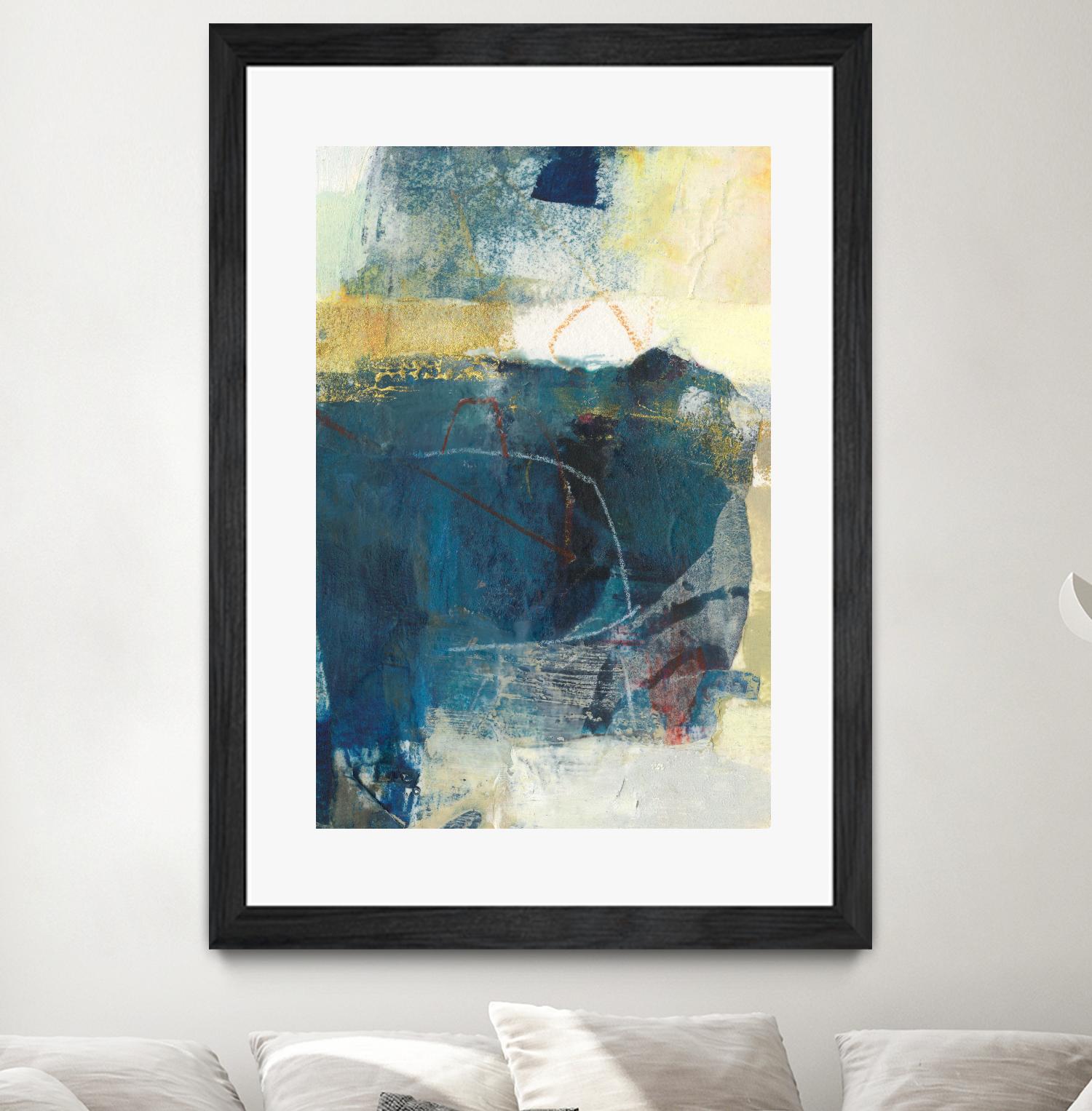 Frazil III by Sue Jachimiec on GIANT ART - gold abstract abstract