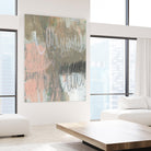 Twombly Script II by Jennifer Goldberger on GIANT ART - pink abstract abstract