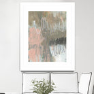 Twombly Script II by Jennifer Goldberger on GIANT ART - pink abstract abstract