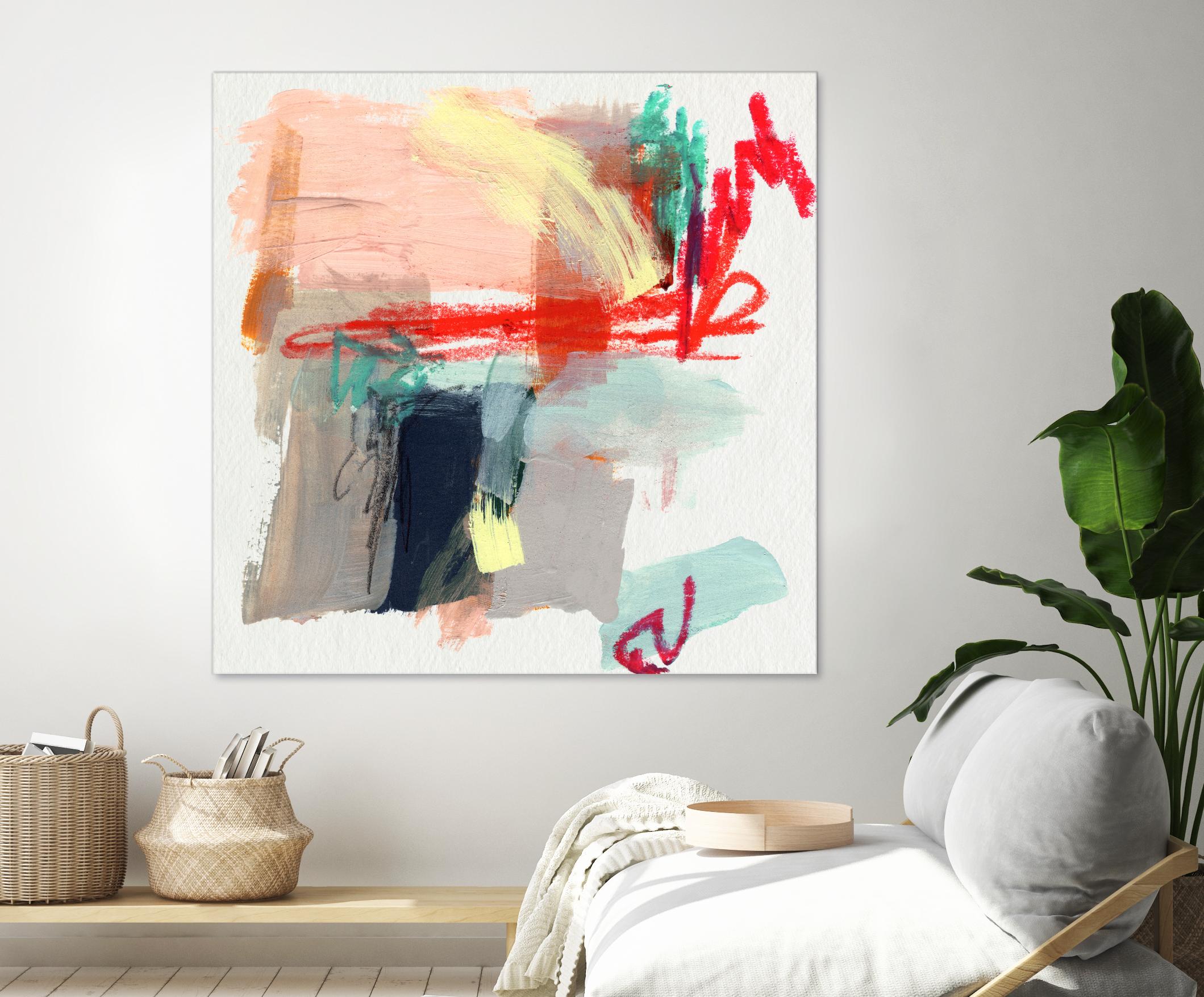 Abstract Metro Maps I by Jennifer Parker on GIANT ART - red abstract abstract