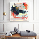 Abstract Metro Maps IV by Jennifer Parker on GIANT ART - orange abstract abstract