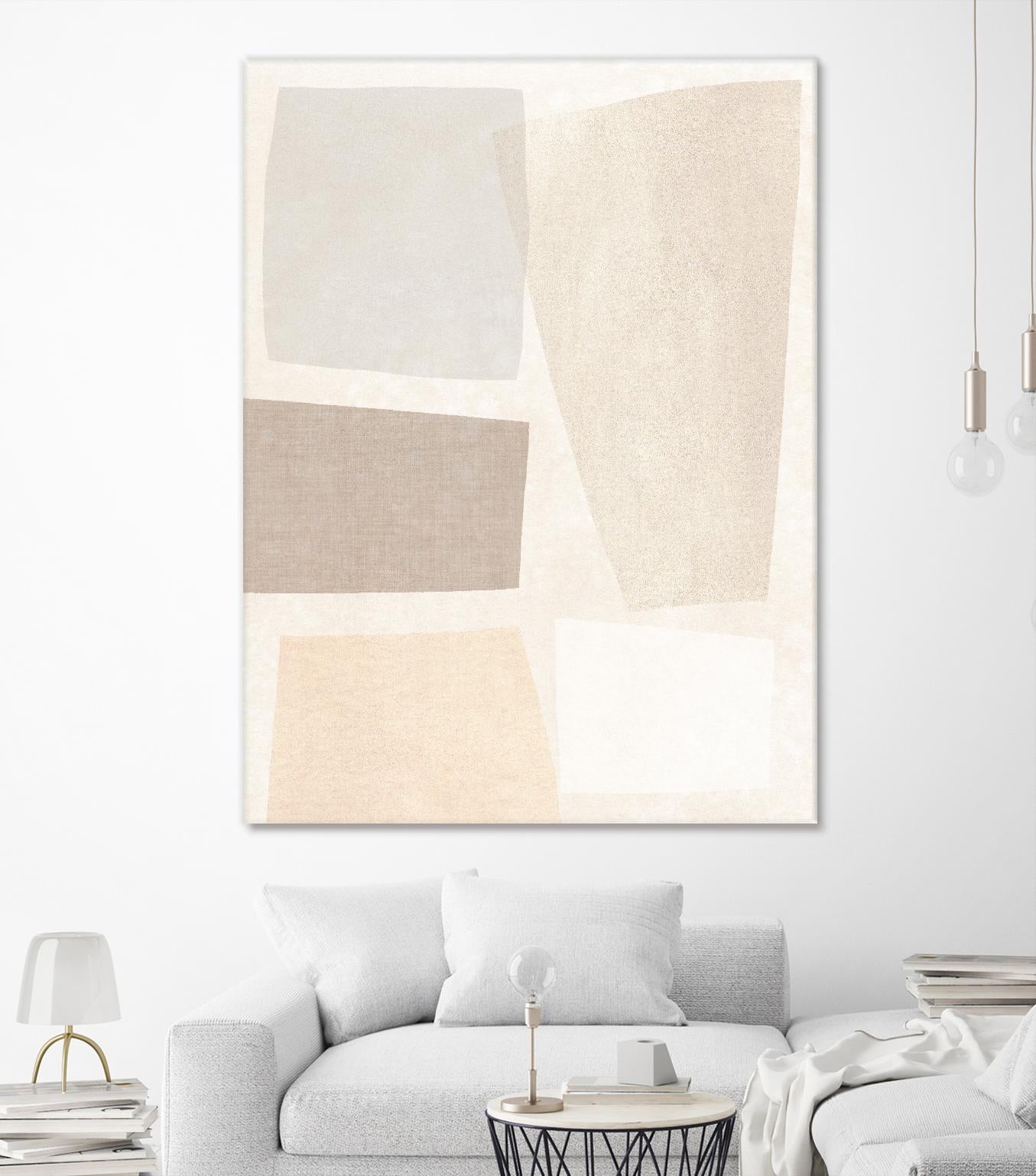 Block Magnetism II by June Vess on GIANT ART - grey  abstract abstract