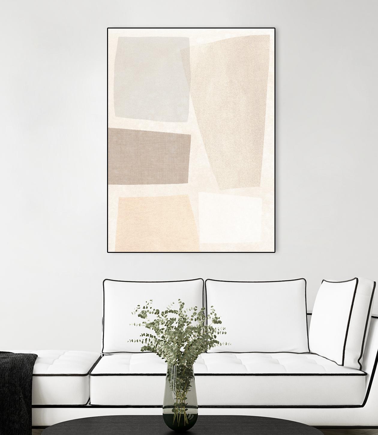 Block Magnetism II by June Vess on GIANT ART - grey  abstract abstract