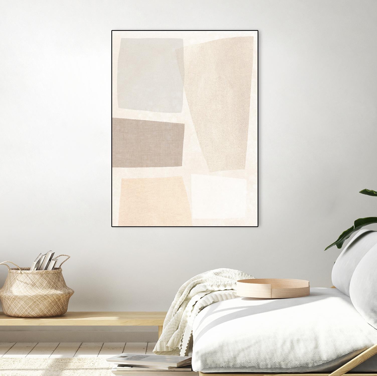 Block Magnetism II by June Vess on GIANT ART - grey  abstract abstract