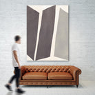 Colorblock Artifact I by June Vess on GIANT ART - cream abstract abstract
