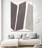 Colorblock Artifact I by June Vess on GIANT ART - cream abstract abstract