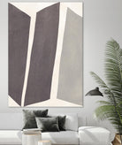 Colorblock Artifact I by June Vess on GIANT ART - cream abstract abstract