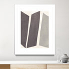 Colorblock Artifact I by June Vess on GIANT ART - cream abstract abstract