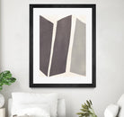 Colorblock Artifact I by June Vess on GIANT ART - cream abstract abstract