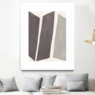 Colorblock Artifact I by June Vess on GIANT ART - cream abstract abstract