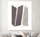 Colorblock Artifact I by June Vess on GIANT ART - cream abstract abstract