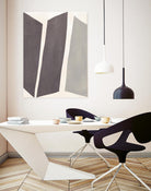 Colorblock Artifact I by June Vess on GIANT ART - cream abstract abstract