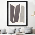 Colorblock Artifact I by June Vess on GIANT ART - cream abstract abstract