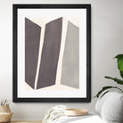 Colorblock Artifact I by June Vess on GIANT ART - cream abstract abstract