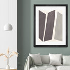 Colorblock Artifact I by June Vess on GIANT ART - cream abstract abstract