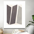 Colorblock Artifact I by June Vess on GIANT ART - cream abstract abstract