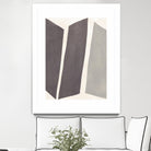 Colorblock Artifact I by June Vess on GIANT ART - cream abstract abstract