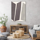 Colorblock Artifact I by June Vess on GIANT ART - cream abstract abstract