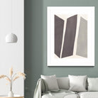 Colorblock Artifact I by June Vess on GIANT ART - cream abstract abstract