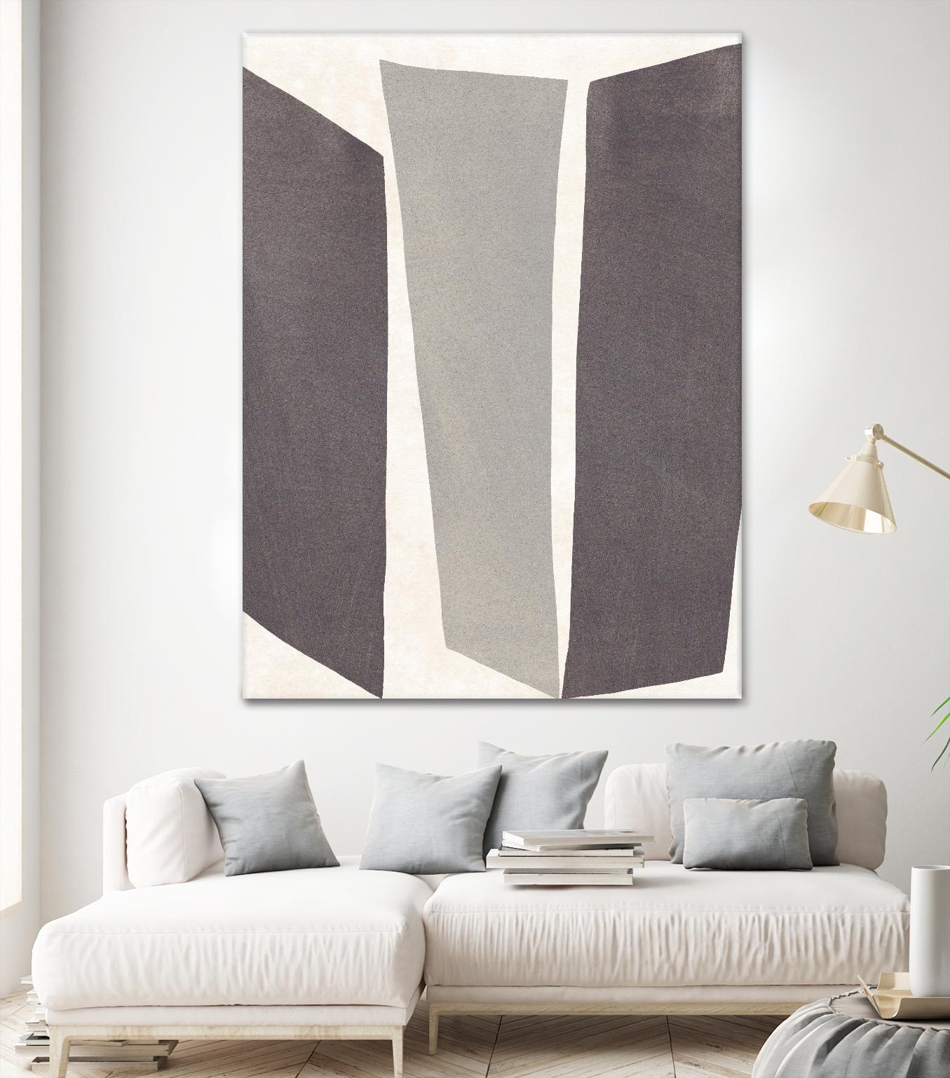 Colorblock Artifact II by June Vess on GIANT ART - white abstract abstract