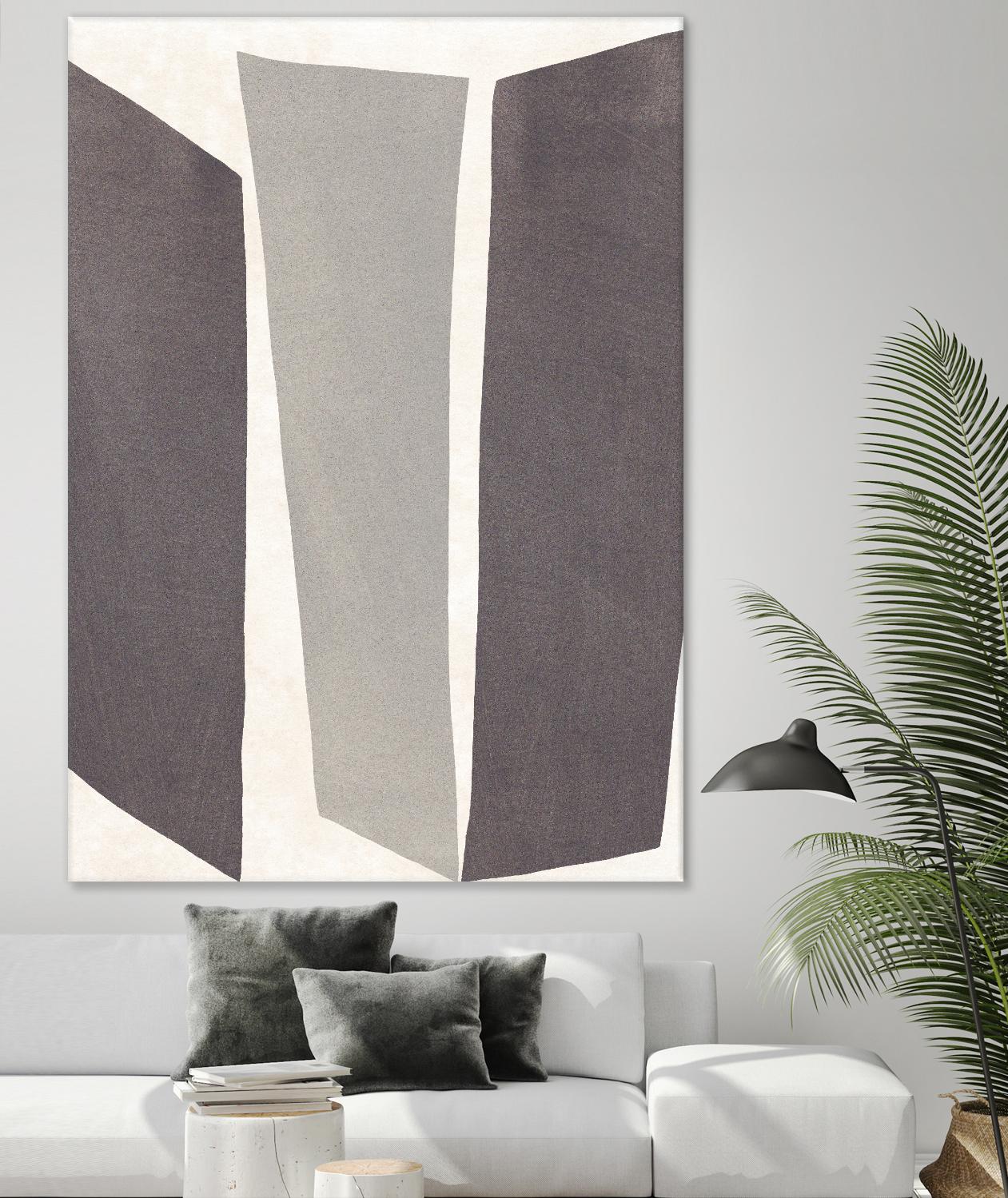 Colorblock Artifact II by June Vess on GIANT ART - white abstract abstract