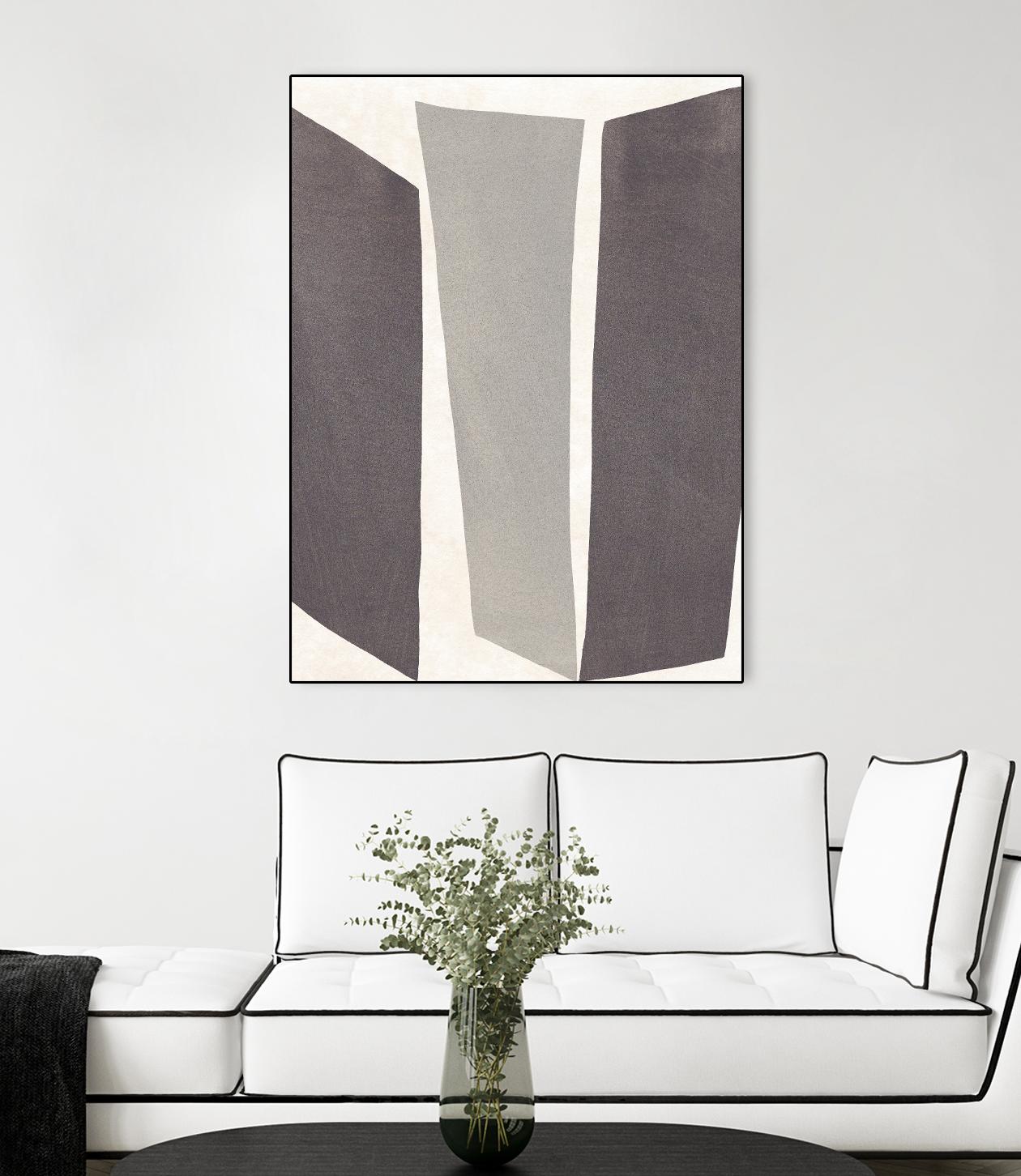 Colorblock Artifact II by June Vess on GIANT ART - white abstract abstract