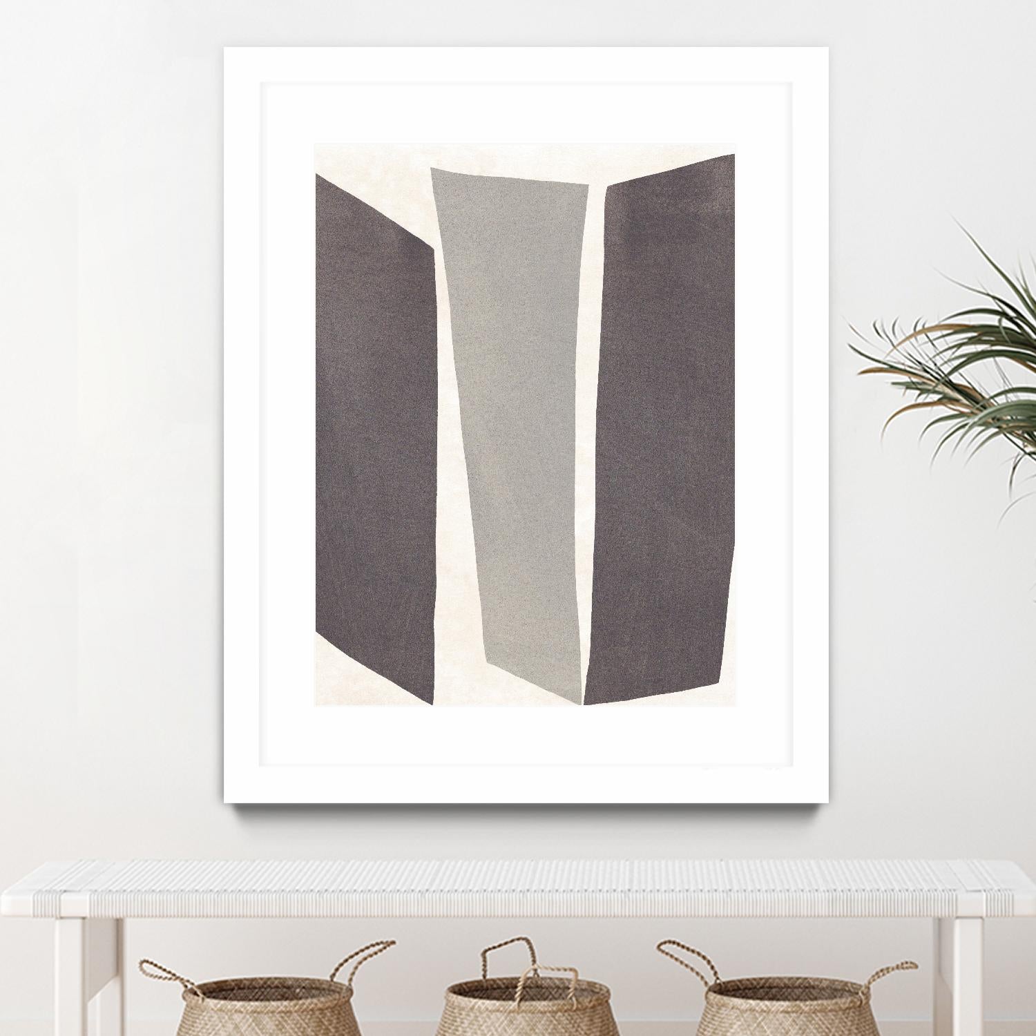 Colorblock Artifact II by June Vess on GIANT ART - white abstract abstract