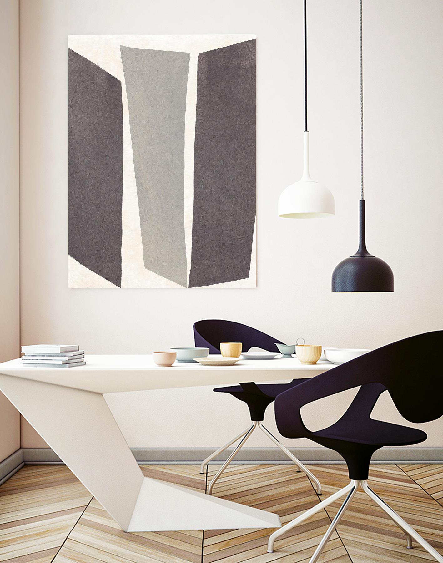 Colorblock Artifact II by June Vess on GIANT ART - white abstract abstract