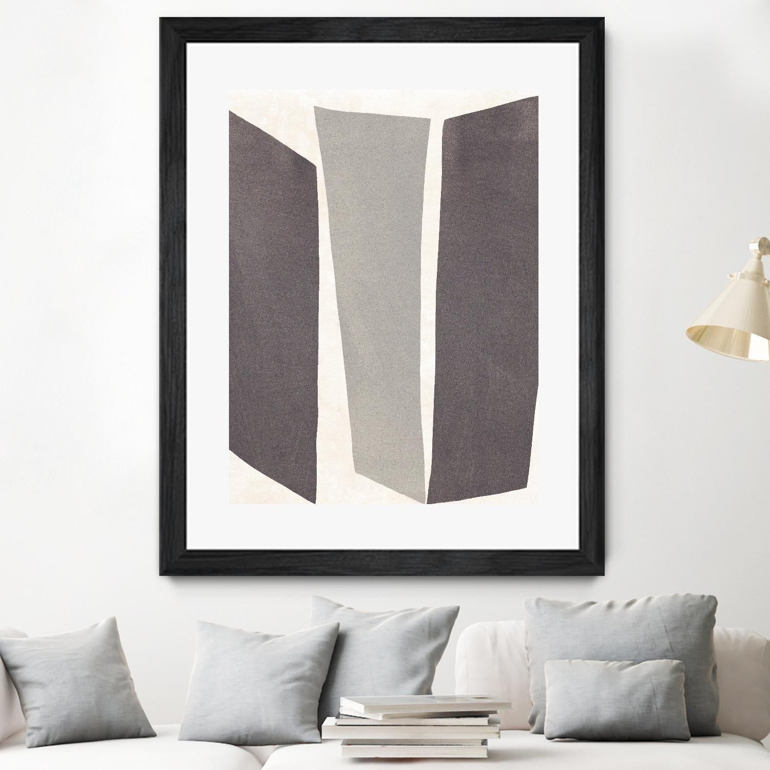 Colorblock Artifact II by June Vess on GIANT ART - white abstract abstract