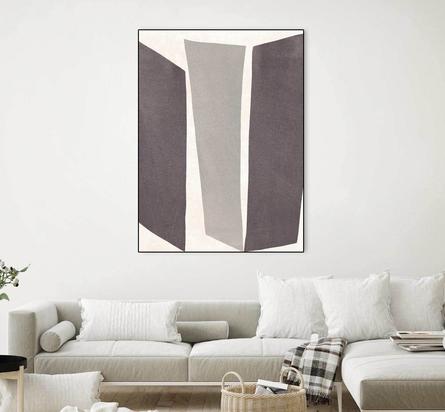 Colorblock Artifact II by June Vess on GIANT ART - white abstract abstract
