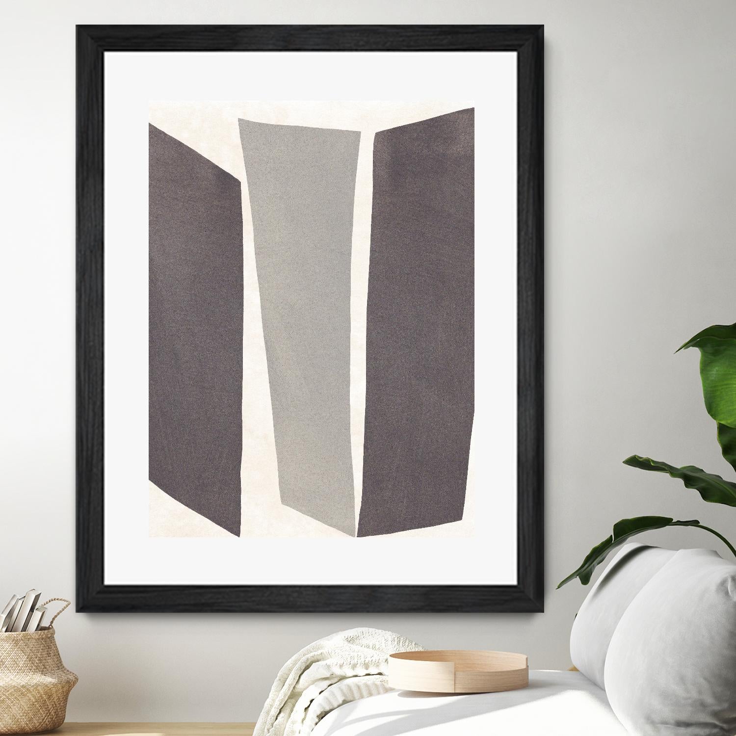 Colorblock Artifact II by June Vess on GIANT ART - white abstract abstract