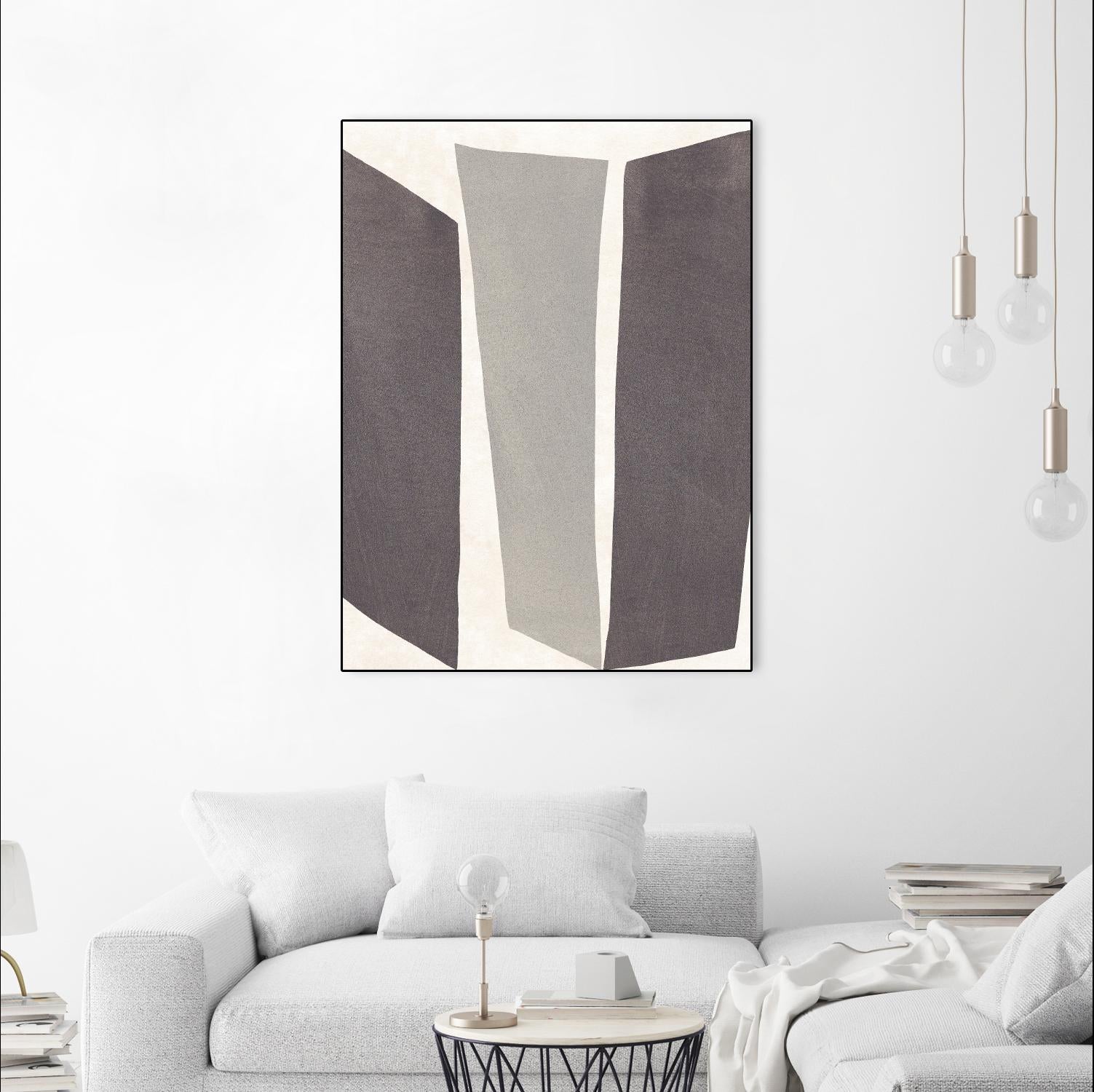 Colorblock Artifact II by June Vess on GIANT ART - white abstract abstract